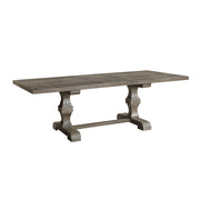 Mesa de comedor rectangular Landon con hojas