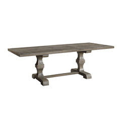 Mesa de comedor rectangular Landon con hojas