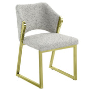Silla auxiliar tapizada Galdesa de 32" de alto
