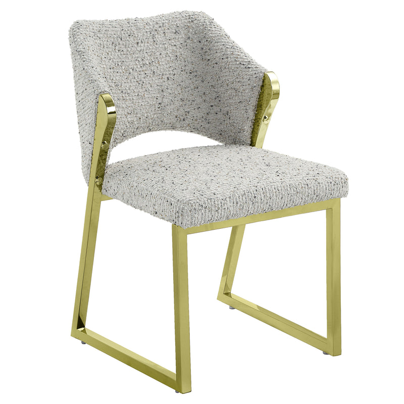 Silla auxiliar tapizada Galdesa de 32" de alto
