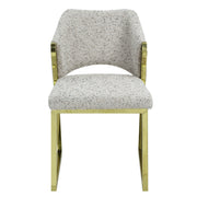 Silla auxiliar tapizada Galdesa de 32" de alto