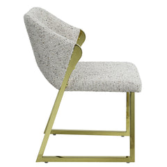 Silla auxiliar tapizada Galdesa de 32" de alto