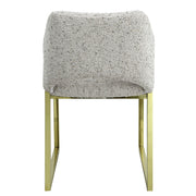 Silla auxiliar tapizada Galdesa de 32" de alto