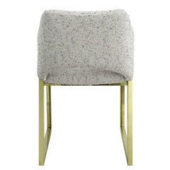 Silla auxiliar tapizada Galdesa de 32" de alto