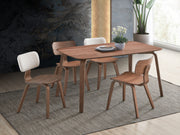 Mesa de comedor rectangular Casson de 59" de largo