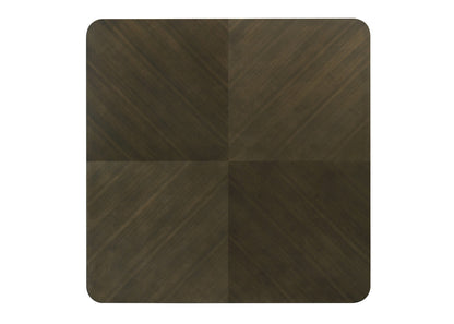 Mallin Square Dining Table with Checkerboard Pattern Design