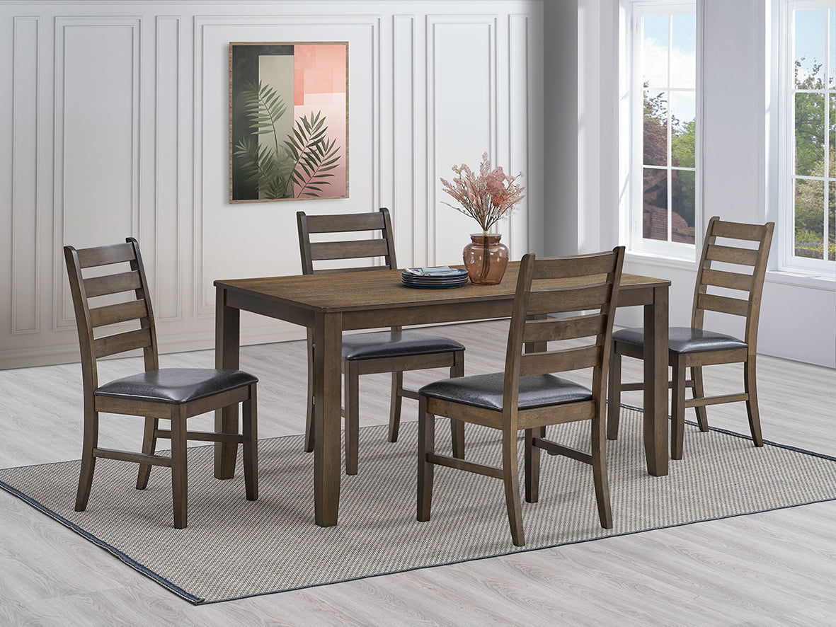 Damica Rectangular Dining Table with Drop Leaf