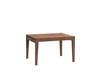 Mesa de comedor rectangular Mayah con hojas
