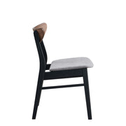 Silla auxiliar sin brazos Rebi de 76 cm de alto (juego de 2)