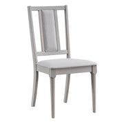 Silla auxiliar Marta de 99 cm de alto, tapizada y sin brazos (juego de 2)