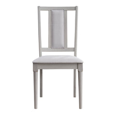 Silla auxiliar Marta de 99 cm de alto, tapizada y sin brazos (juego de 2)