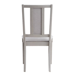 Silla auxiliar Marta de 99 cm de alto, tapizada y sin brazos (juego de 2)