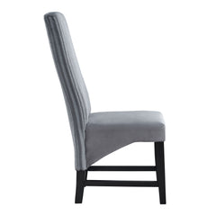 Silla auxiliar Kini tapizada sin brazos de 99 cm (juego de 2)