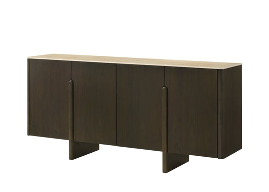 Davita Rectangular Server with Ceramic Top