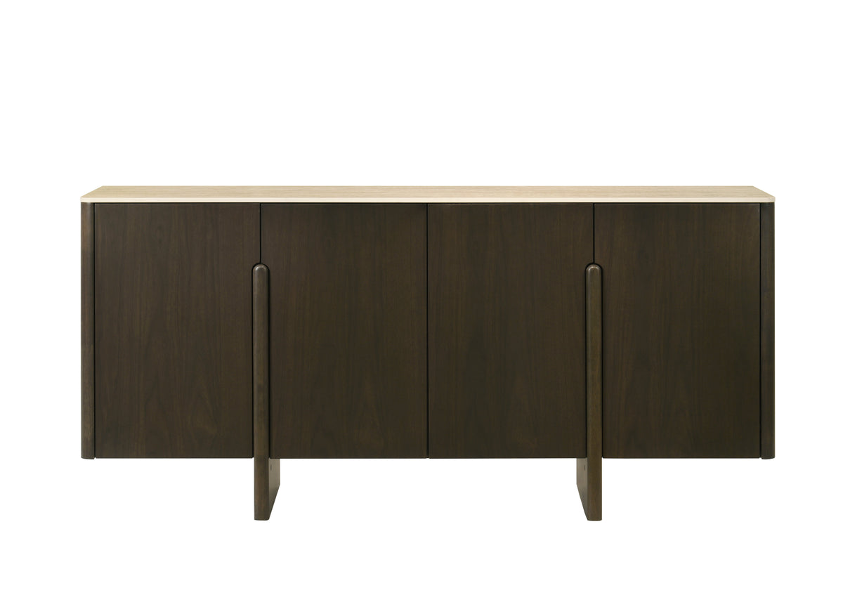Davita Rectangular Server with Ceramic Top