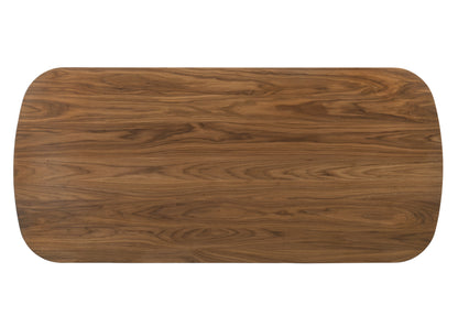 Delina Rectangular Dining Table with Rounded Edges