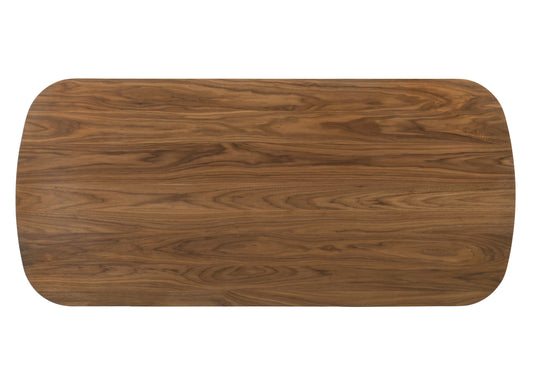 Delina Rectangular Dining Table with Rounded Edges