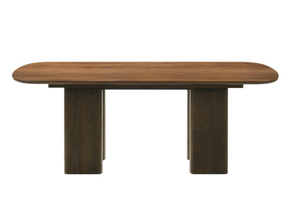Delina Rectangular Dining Table with Rounded Edges