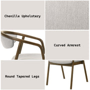 Delina Chenille Upholstered Side Chair