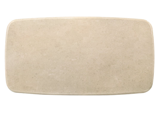 Kasha Rectangular Dining Table with Natural Marble Top