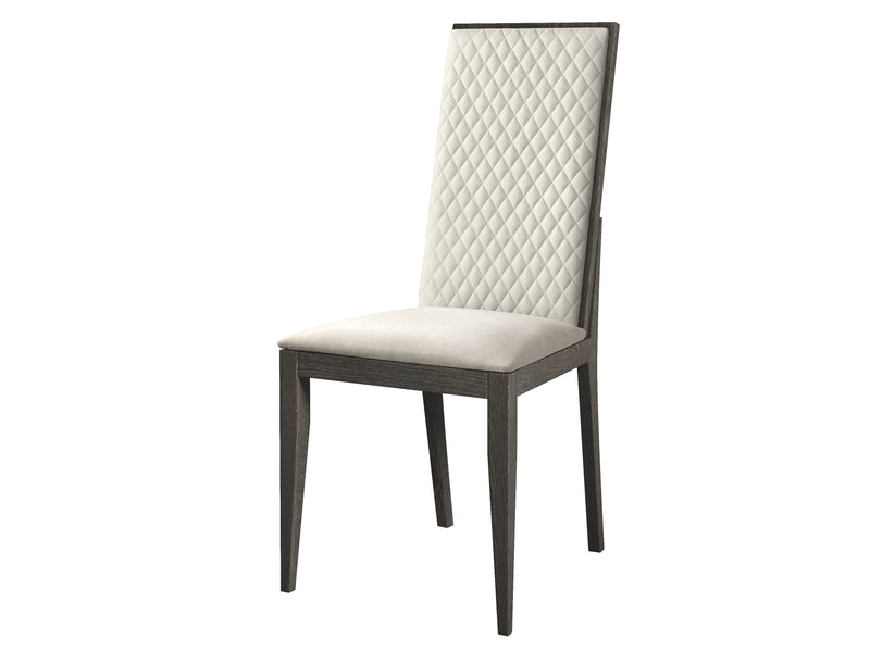 Venezia Synthetic Leather Upholstered Side Chair (Set-2)