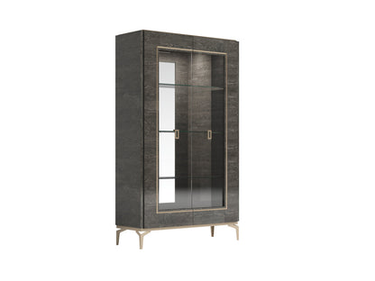 Venezia Rectangular Wine Cabinet with High Gloss Acrylic Lacquer Legs