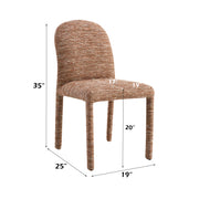 Lidi Chenille Upholstered Side Chair (Set-2)