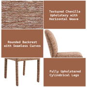 Lidi Chenille Upholstered Side Chair (Set-2)