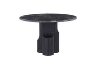 Kinton Round Dining Table with Natural Marble Top