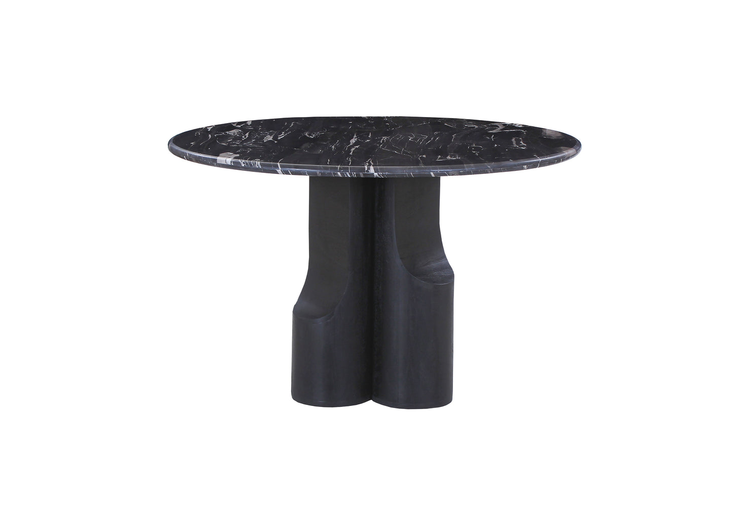 Kinton Round Dining Table with Natural Marble Top