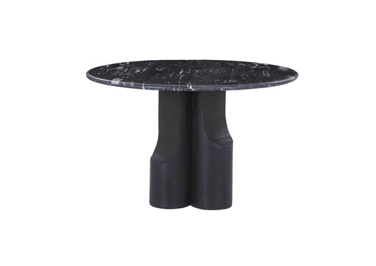 Kinton Round Dining Table with Natural Marble Top