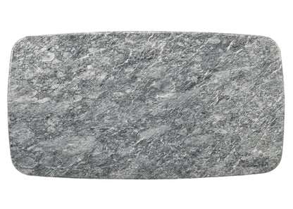 Dillon Rectangular Dining Table with Natural Marble Top