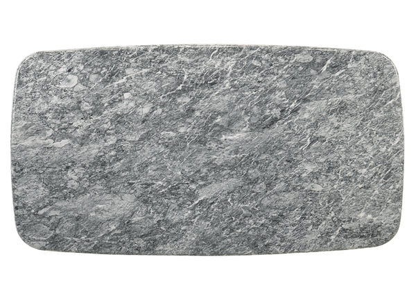 Dillon Rectangular Dining Table with Natural Marble Top