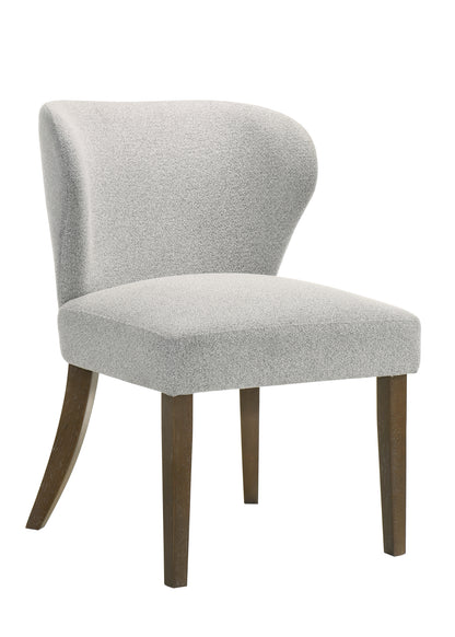 Dillon Chenille Upholstered Side Chair (Set-2) with Wingback Design
