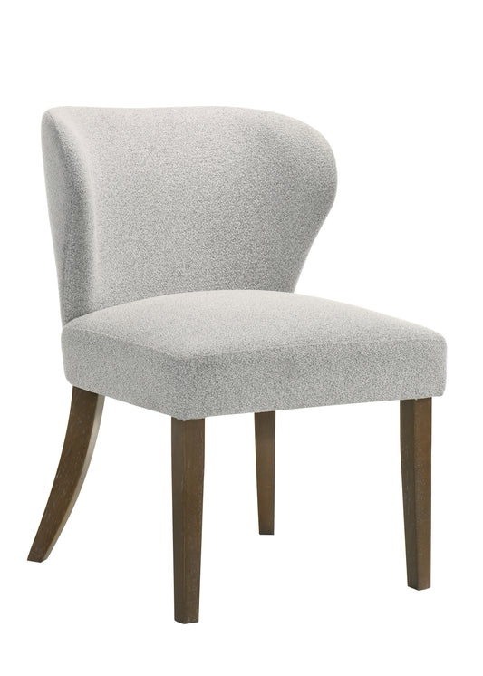 Dillon Chenille Upholstered Side Chair (Set-2) with Wingback Design