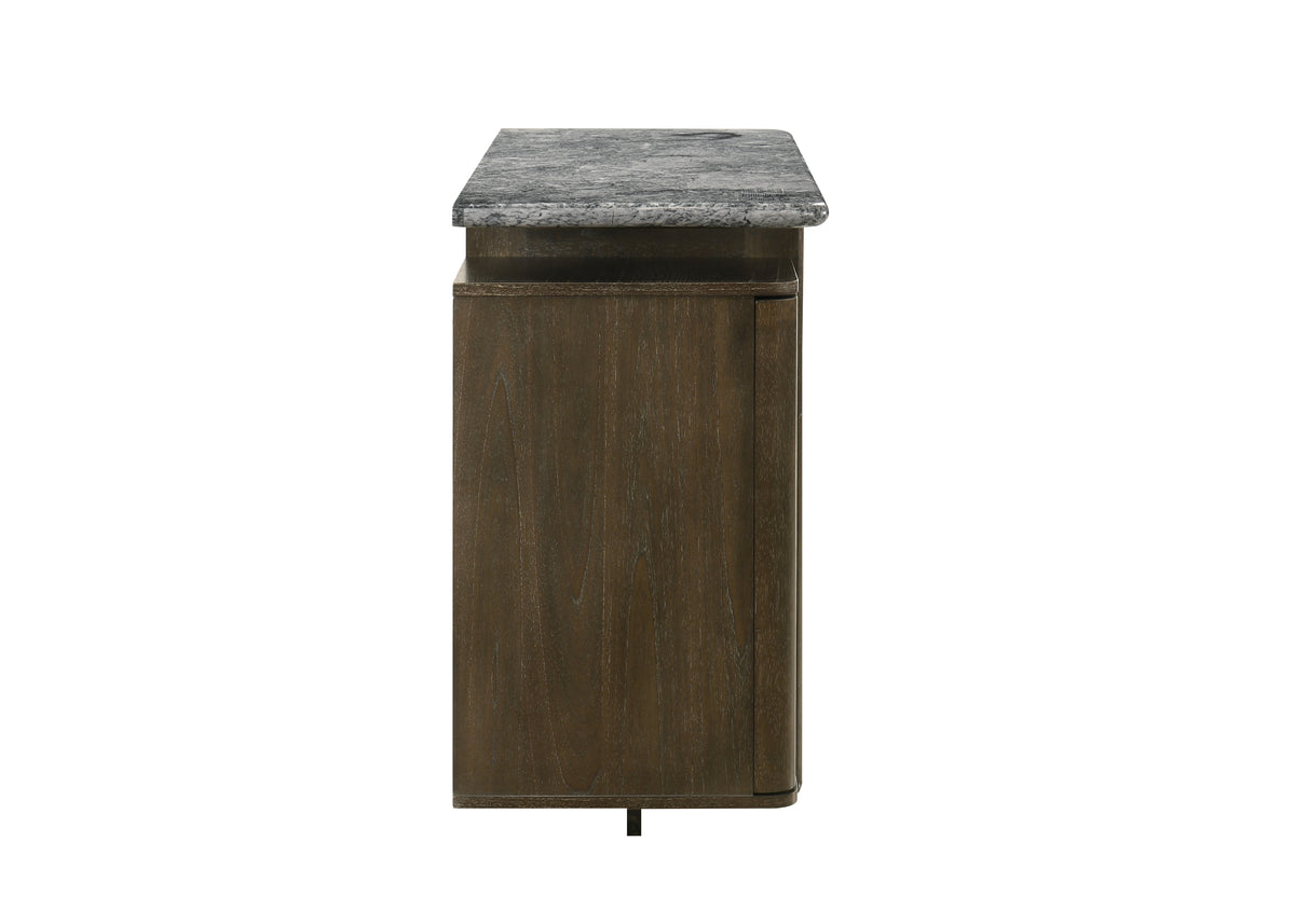 Dillon Rectangular Server with Marble Top