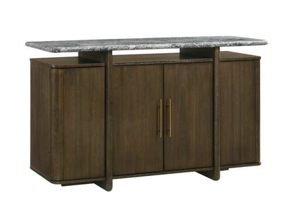 Dillon Rectangular Server with Marble Top