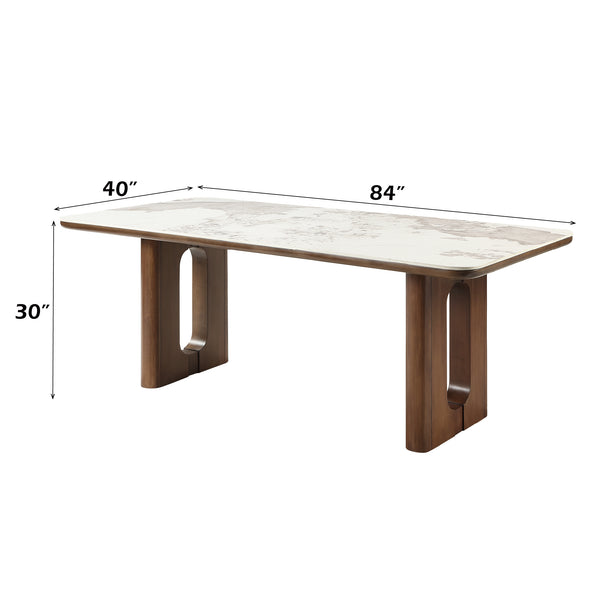 Harvey Rectangular Dining Table with Ceramic Top