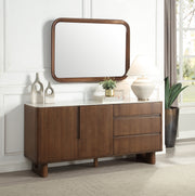 Harvey 3 - Drawer Rectangular Server with Marble Top