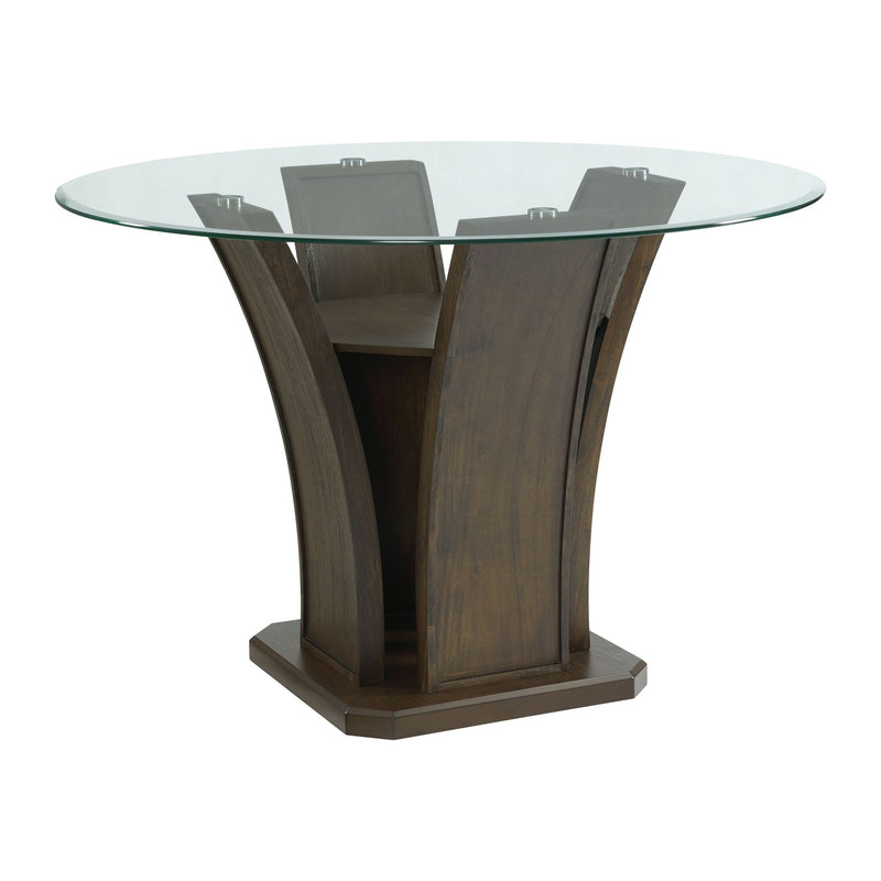 Dapper Round Counter Height Dining Table In Walnut
