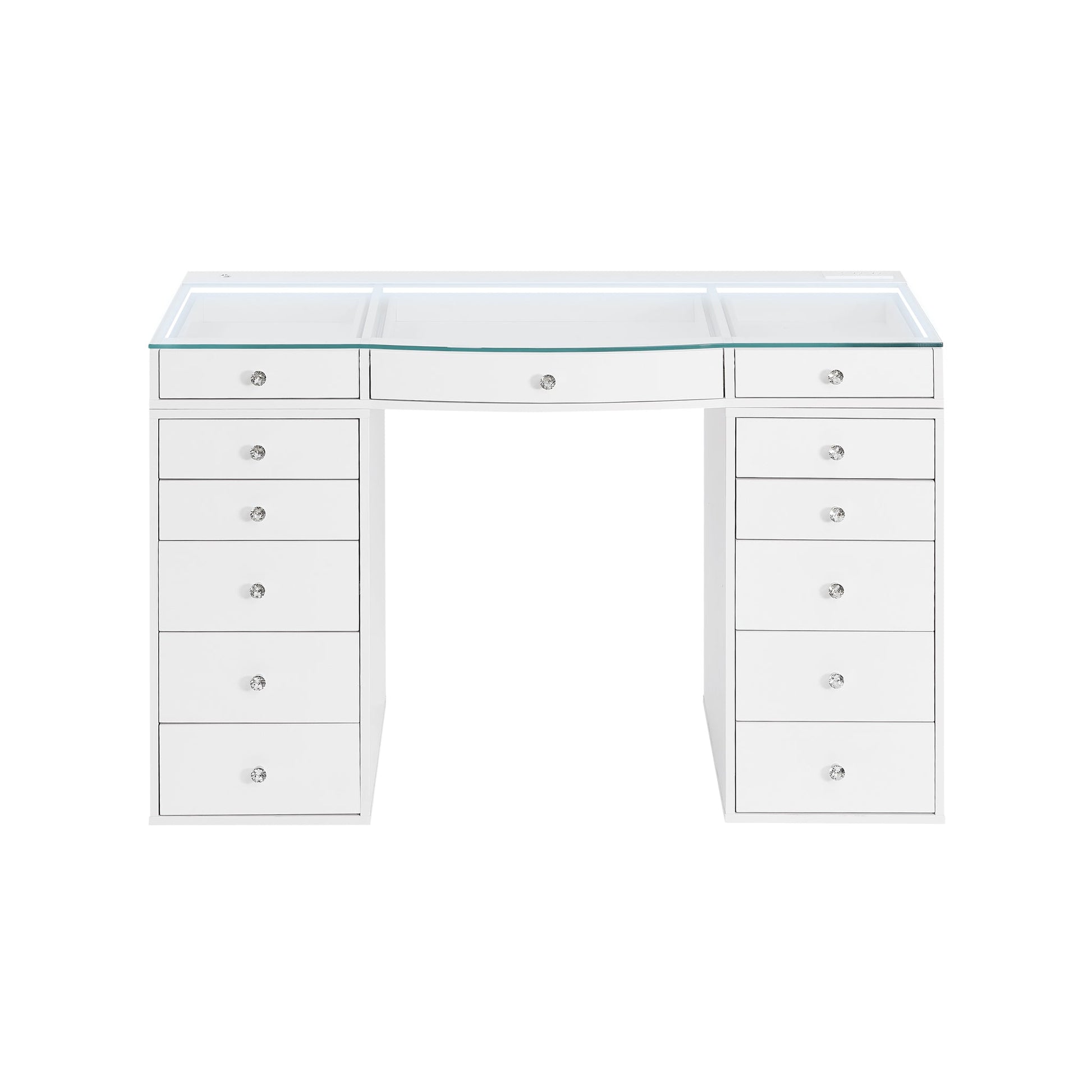 SlayStation® Contour Plus 2.0 Vanity Table w/ LED Light
