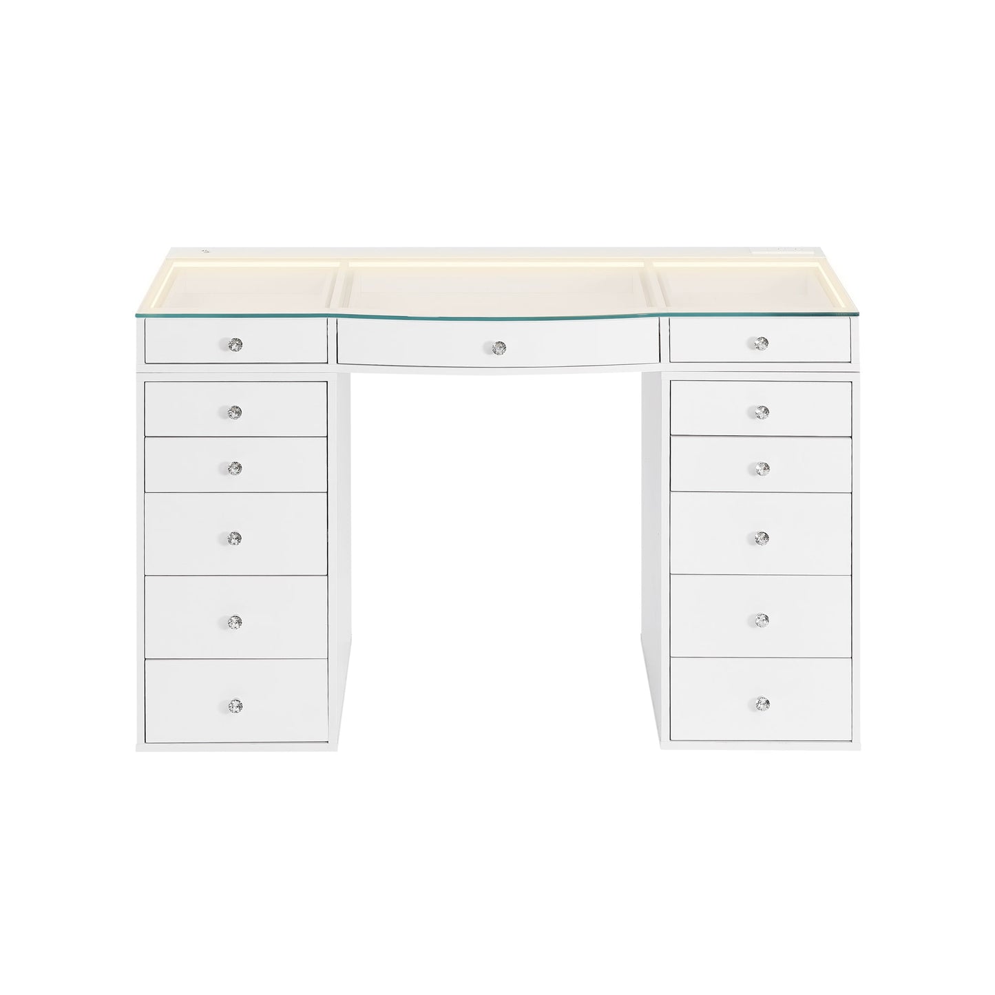 SlayStation® Contour Plus 2.0 Vanity Table w/ LED Light