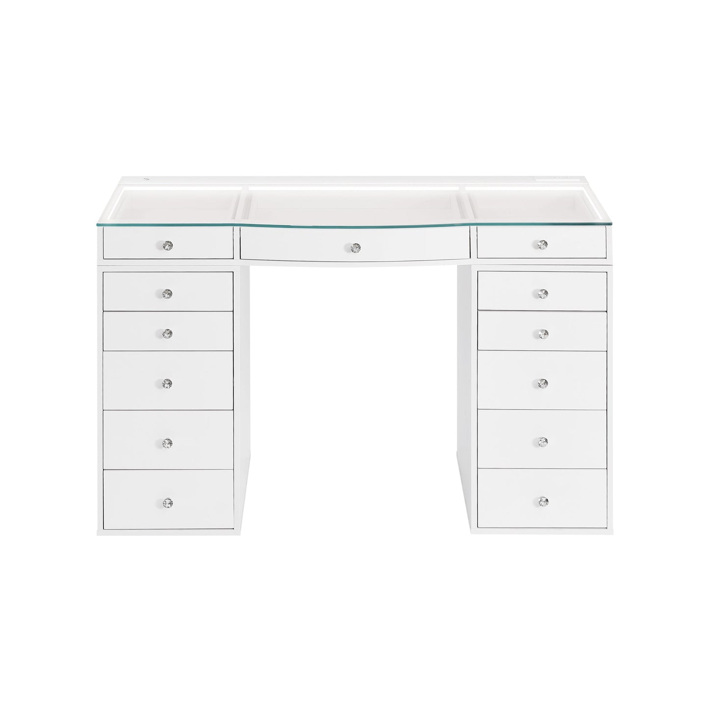 SlayStation® Contour Plus 2.0 Vanity Table w/ LED Light