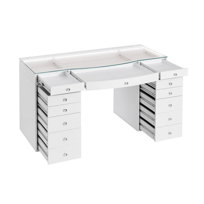 SlayStation® Contour Pro 2.0 Vanity Table w/ LED Light