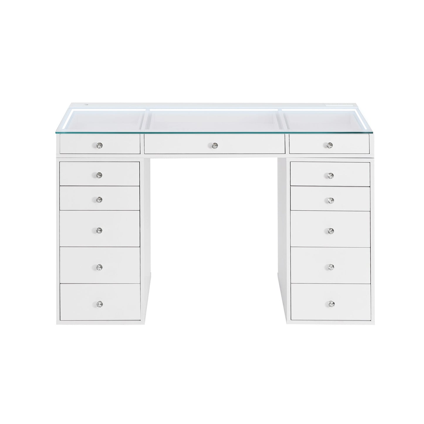SlayStation® Lumina Plus 2.0 Vanity Table w/ LED Light