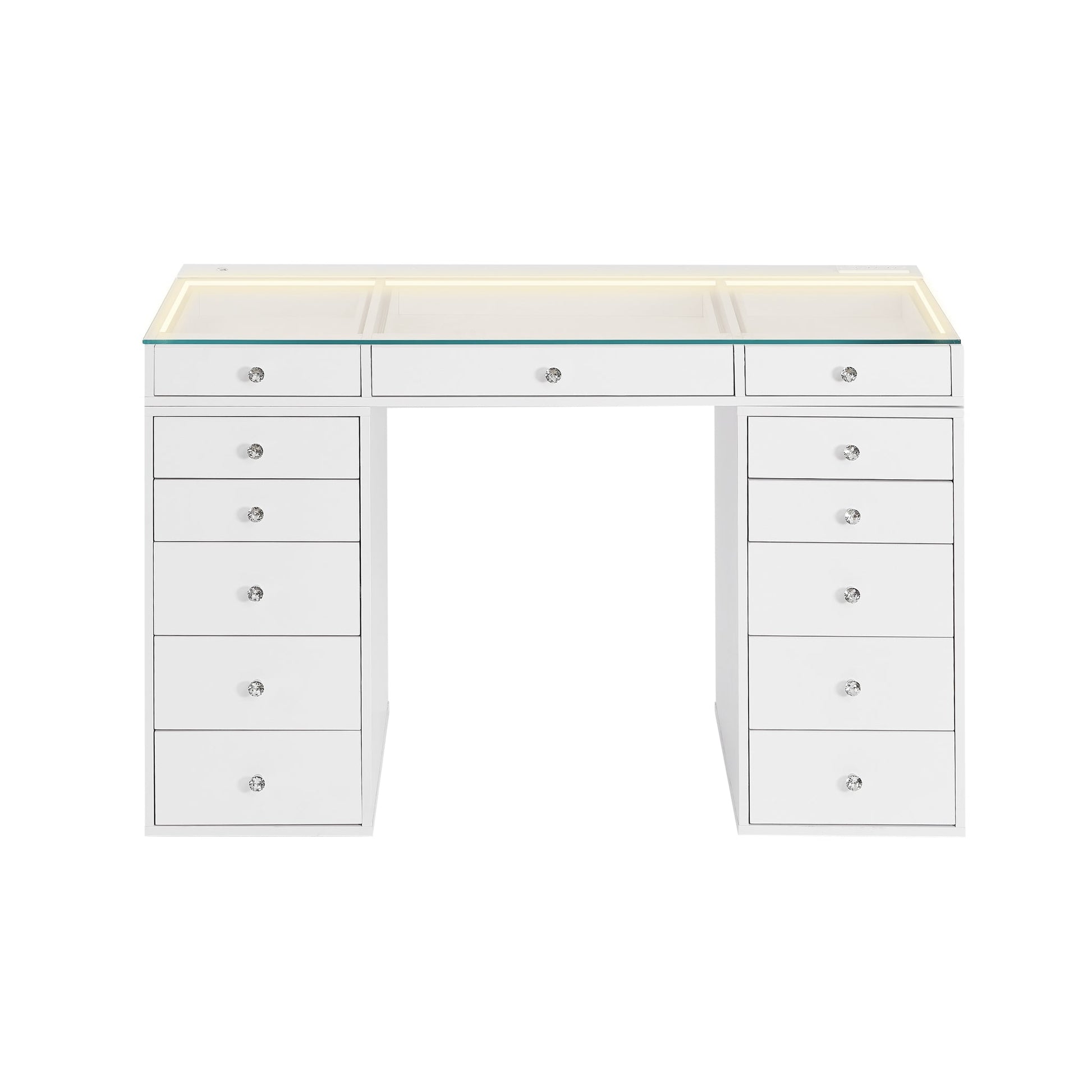 SlayStation® Lumina Plus 2.0 Vanity Table w/ LED Light