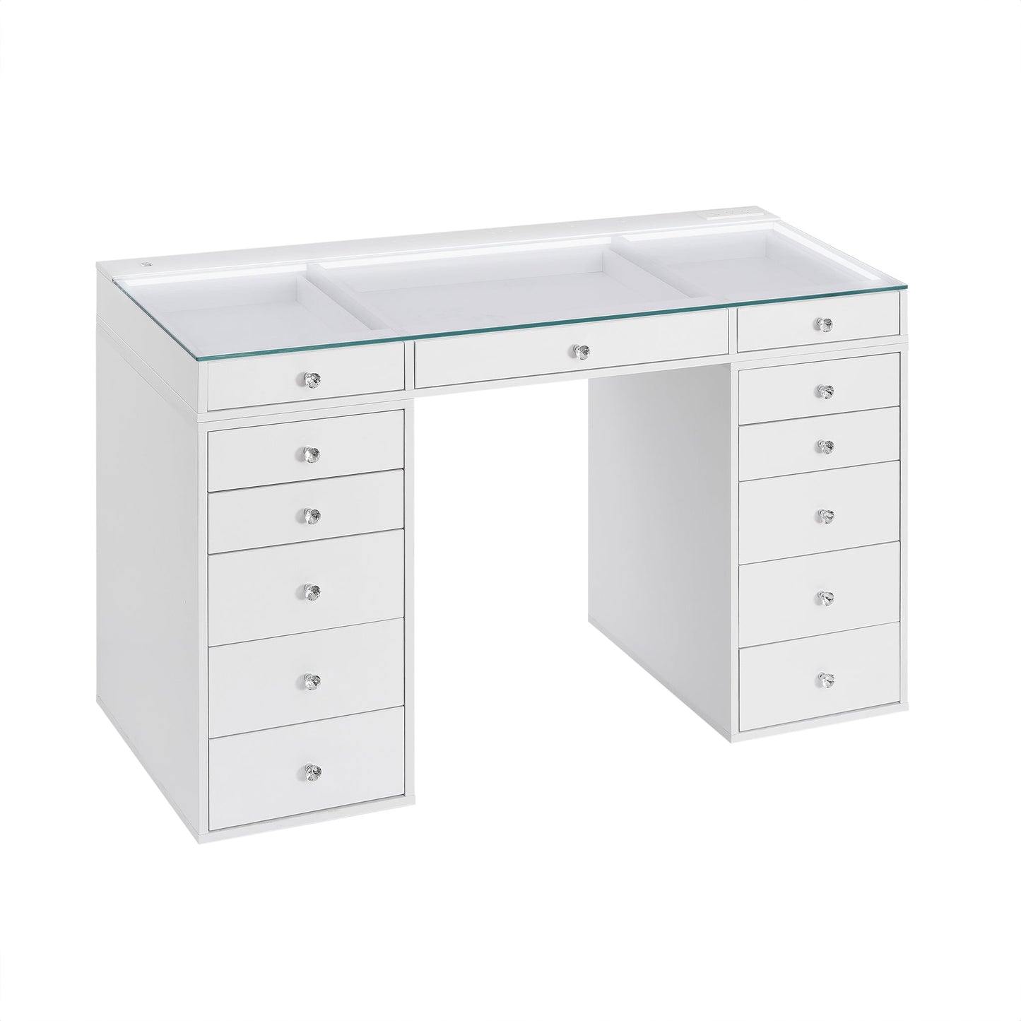 SlayStation® Lumina Plus 2.0 Vanity Table w/ LED Light
