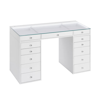 SlayStation® Lumina Plus 2.0 Vanity Table w/ LED Light