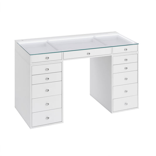 SlayStation® Lumina Plus 2.0 Vanity Table w/ LED Light