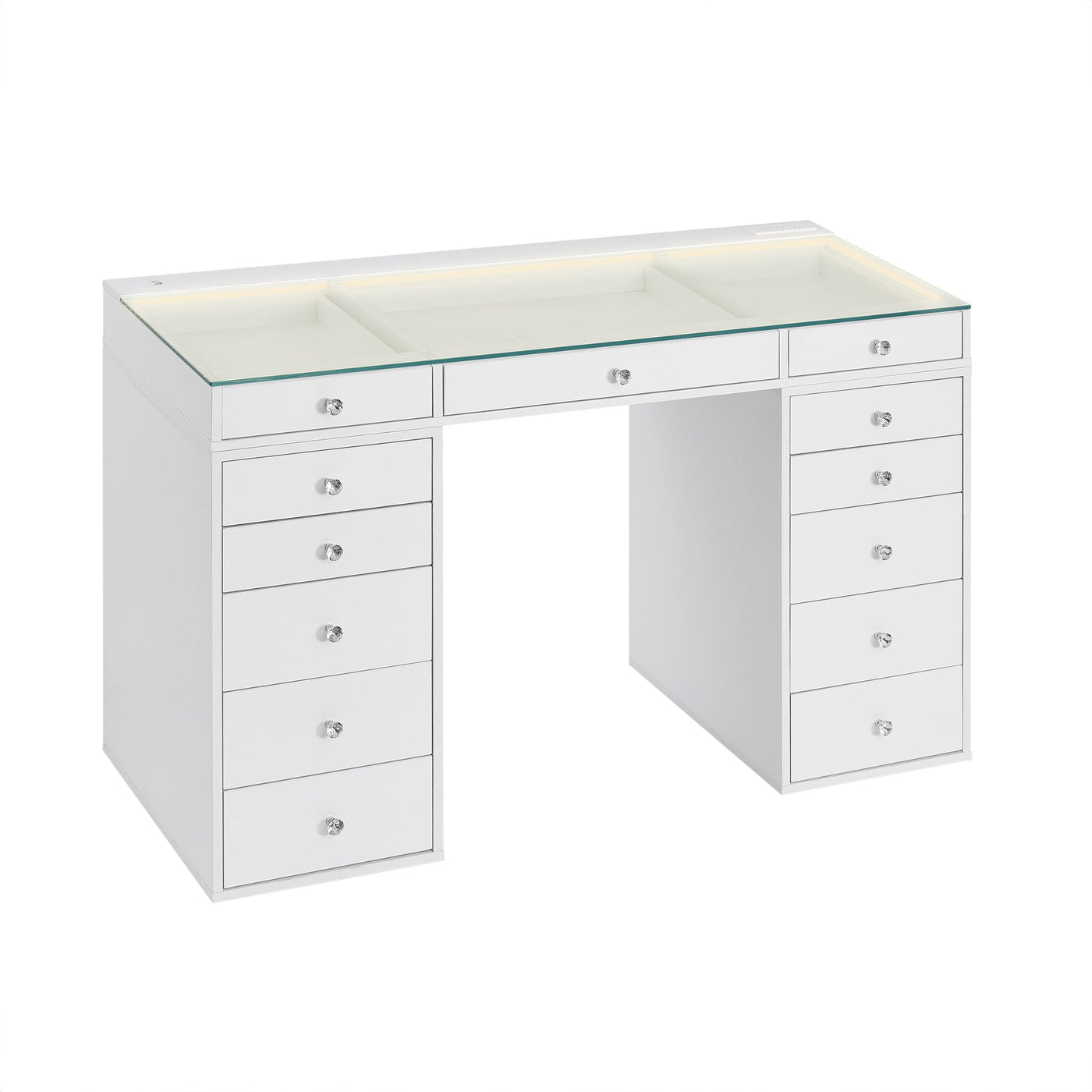 SlayStation® Lumina Plus 2.0 Vanity Table w/ LED Light